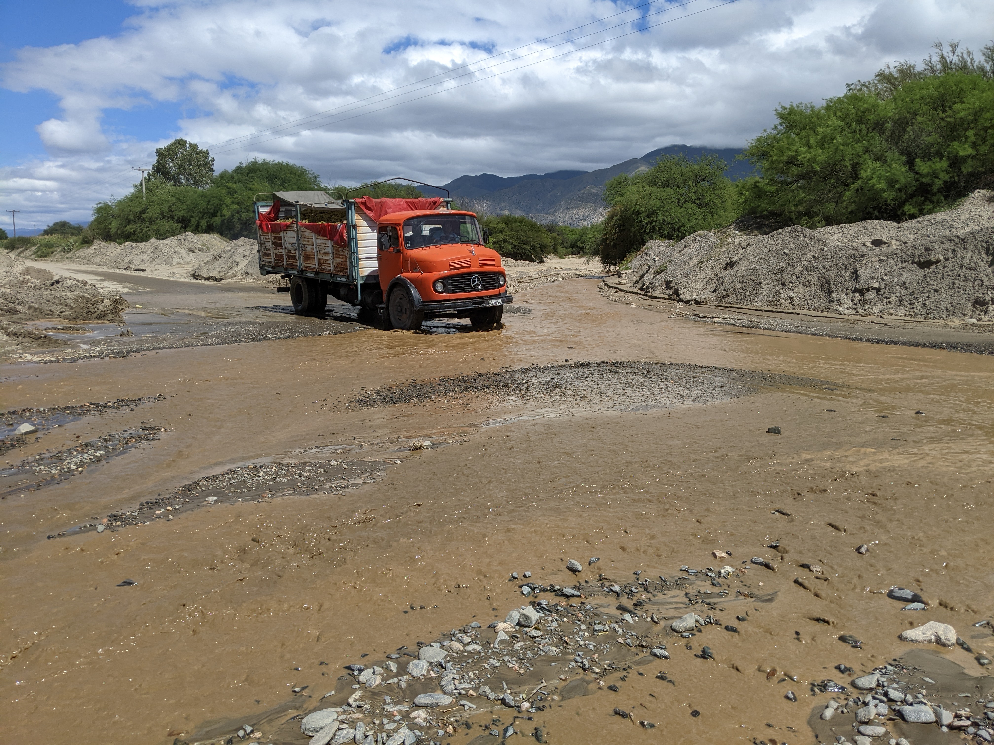 There were some fords along the way